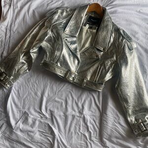 Retrofete Victoria Leather Jacket-New without tags